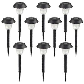 ELECLINK Lot De 2 Lampes Solaires D'extérieur Super Lumineuses Jusqu'à 14 Heures, étanches IP65, Lampes Solaires D'extérieur Pour Cour, Terrasse, Paysage, Allée