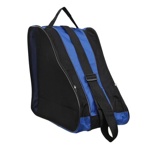 Sac De Rangement Pour Patins À Roulettes En Tissu Noir Et Bleu