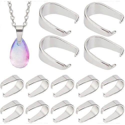 360 Fermoirs À Pression En Acier Inoxydable, Fermoirs Pour Pendentifs En Forme De Graines De Melon, Connecteurs De Chaîne, Boucle À Crochet, Fermoirs À Griffes Argentés En Vrac Pour Colliers Ras Du