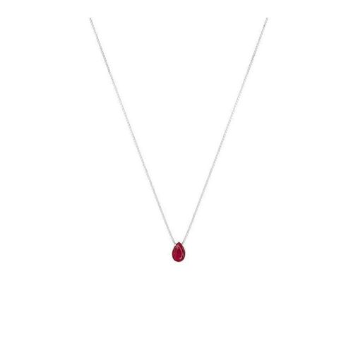 Collier Pendentif Goutte D'eau Élégant Pour Femme, Chaîne À Maillons Discrets, Cadeau Idéal, Bijou Fantaisie