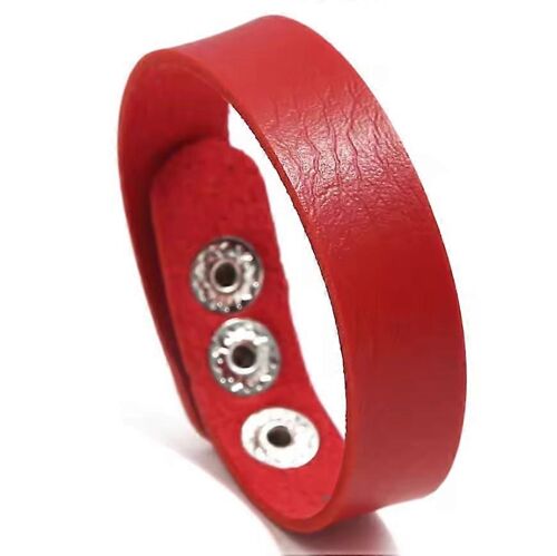 Bracelet En Cuir Ajustable Pour Femme - Accessoire De Bracelet Simple - Réf. : 8433