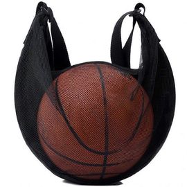 Sac À Dos Portable En Filet Avec Bandoulière Réglable Pour Ballons De Basket-Ball Et Autres Sports, Noir.