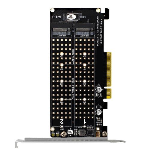 Carte contrôleur RAID PCIe à 2 emplacements vers interfaces 8X pour une connectivité améliorée