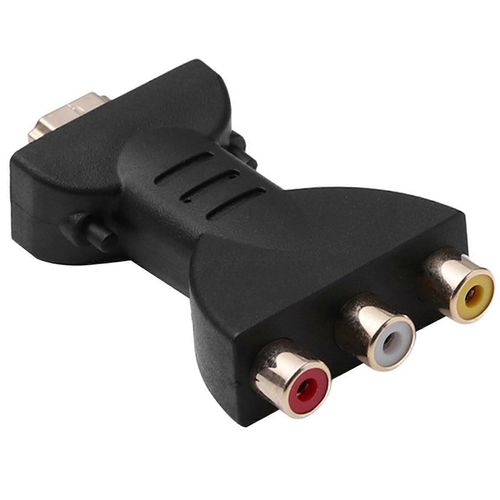 Adaptateur RGB vers HDMI 1080p, convertisseur vidéo et audio, connecteur composante pour PC, TVHD, DVD et projecteur