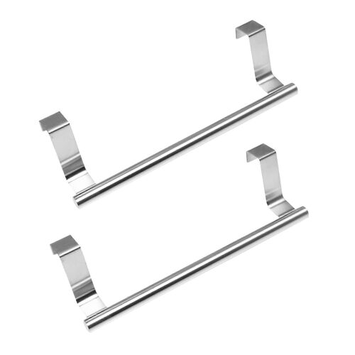 Porte-serviettes en acier inoxydable, sans clous, pour porte, pratique et antirouille pour porte de placard