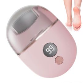 Râpe Électrique Pour Callosités Des Pieds, Système À 3 Têtes Pour Talons Fendillés Et Peau Sèche, Rose