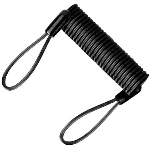 Câble De Rappel De Verrouillage Pour Antivol De Disque De Moto | Câble De Rappel D'alarme Pour Casques, Scooters Et Vélos (Noir)