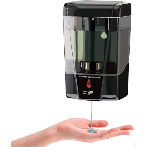 Distributeur de savon automatique sans contact avec capteur et ultra-résistant pour hôpitaux, 600 ml