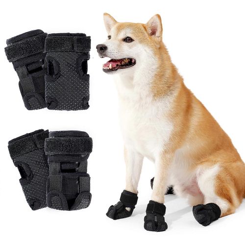 Chaussons Antidérapants Pour Chien, Chaussettes D'intérieur Pour Chien Afin D'empêcher Le Léchage Des Pattes, Protection Pour Pattes De Chien Âgé Ou Blessé