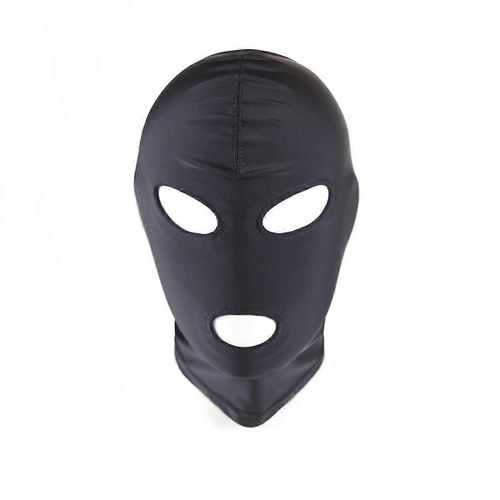 Masque Intégral Unisexe Noir Taille L, Élastique Et Respirant, Pour Jeux De Rôle, Design Mystérieux