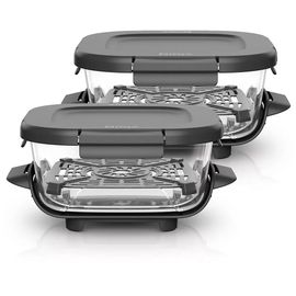 Pack de 2 récipients en verre TempWare Ninja CRISPi 1,4 L