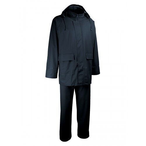 Ensemble De Pluie Pu Veste + Pantalon Vplrainy - Bleu Marine - M Singer Safety