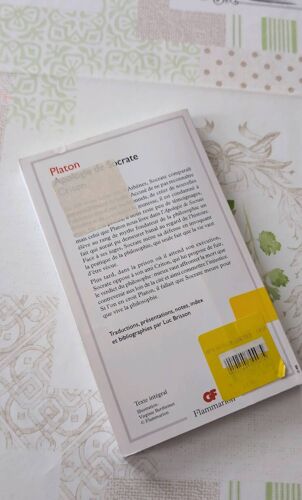 Platon - Apologie De Socrate, Criton - Gf 848