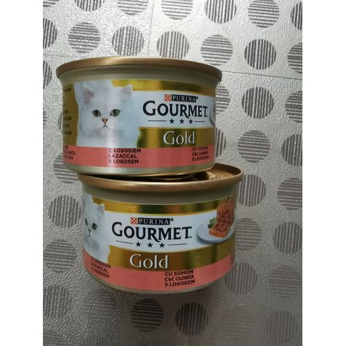 2 Boites Purina Gourmet Gold Saumon