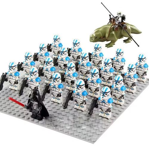 23 pièces star wars - mini figurine 501 légion stormtrooper - darth vader - idéal pour cadeaux et objets de collection