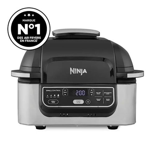 Grill friteuse sans huile Ninja Foodi AG301EU 5,7 litres 1760 Watt noir/acier