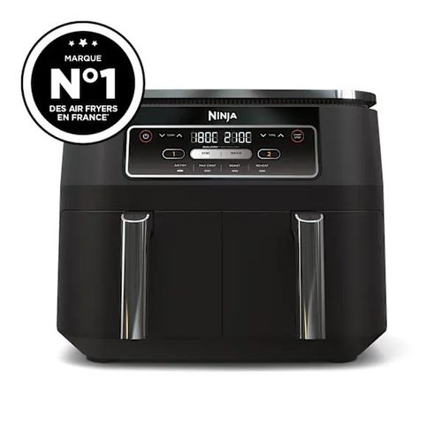 Friteuse à air chaud double Ninja Foodi Dual Zone AF200EU - 7.6 litres - 2.47 kWatt - noir