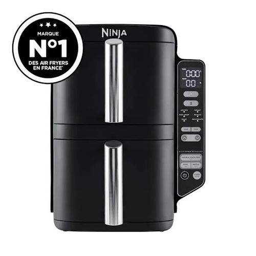 Ninja DoubleStack SL300EU - Friteuse avec peu d'huile - 7.6 litres - 2.47 kWatt - noir