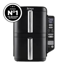 Ninja DoubleStack SL300EU - Friteuse avec peu d'huile - 7.6 litres - 2.47 kWatt - noir