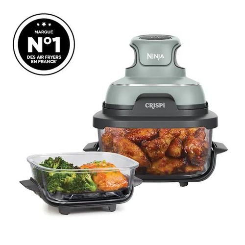Air Fryer modulaire en verre Ninja CRISPi Sauge FN101EUSG