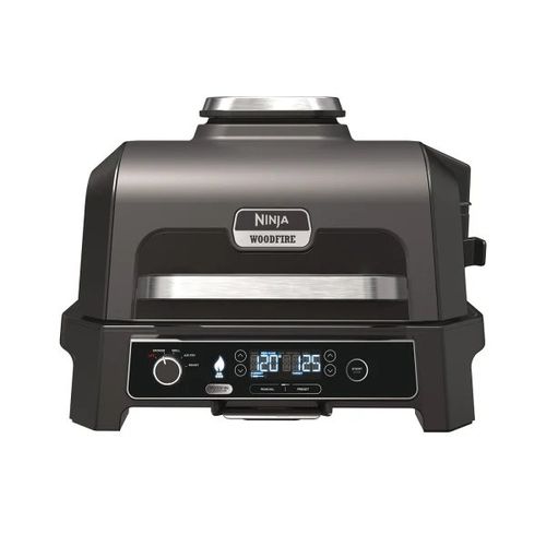 Barbecue électrique NINJA Woodfire Pro XL OG850EU - fumoir avec thermomètre - Barbecue et Air fryer d'extérieur