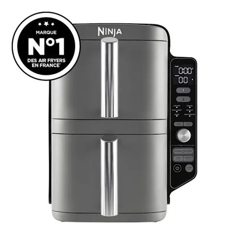 Ninja SL400EU - Friteuse avec peu d'huile - 9.5 litres - 2.47 kWatt - gris