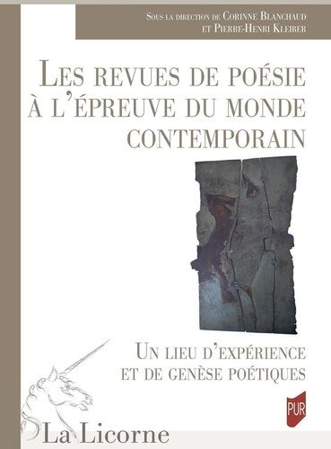 Les Revues De Poésie À L'épreuve Du Monde Contemporain