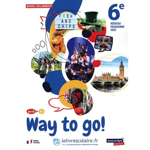 Way To Go! 6e Pré-A1>A1+ - Edition 2025
