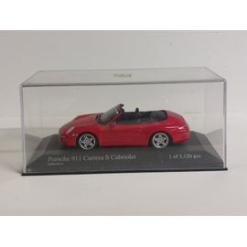 Voiture Miniature Porsche 911 Carrera S Cabriolet Minichamps Indischrot - 1/43-Minichamps