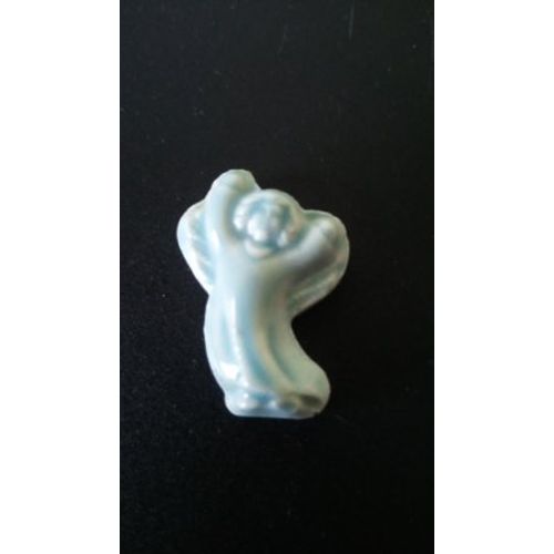 Fève Ange Bleu Brillante Plate 1995