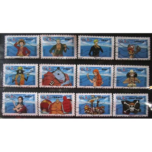 2025. Série Complète Adh2564 À Adh2575: One Piece.