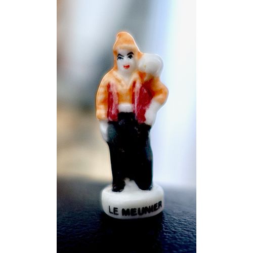 Feve Le Meunier. Crèche, Santon, Métier.