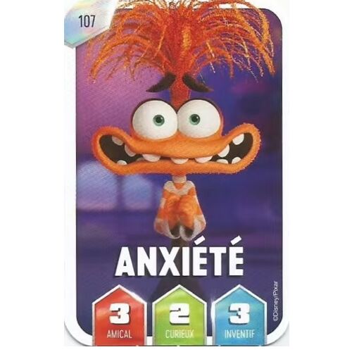 Carte Leclerc Disney Anxiete