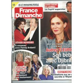 France Dimanche 09//05/2025 Audrey Fleurot, Belmondo, Depardieu/Fanny Ardant, Charlotte Gainsbourg, Chantal Goya, Richard Gatainer, Serge Lama, Michèle Torr, Gérard Lanvin, Jeanne Mas, Gérard Lenorman