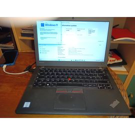 Ordinateur portable Lenovo ThinkPad X260 - 12.5" Intel Core I3 - Ram 8 Go - disque dur SSD 250 Go - Windows 11 Pro