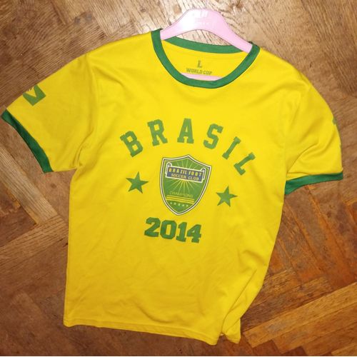 T-Shirt Brasil 🇧🇷 Coupe Du Monde 2014 – Taille L