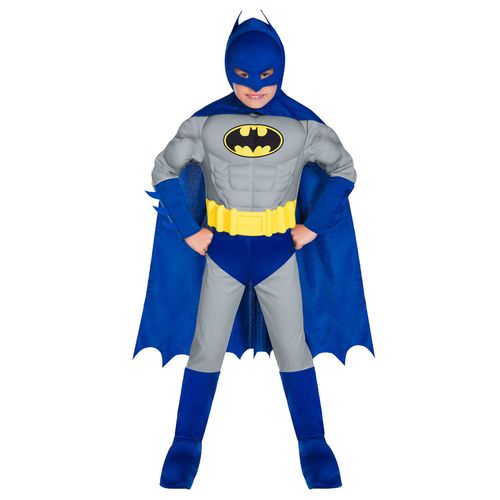 Déguisement Batman Musclé Enfant - Taille: 6 - 8 Ans (128 Cm)