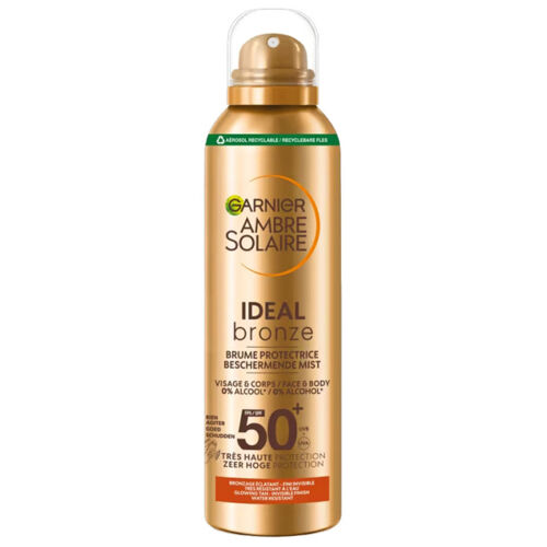 3x Garnier Ambre Solair Mist Spray Spf50+ 
