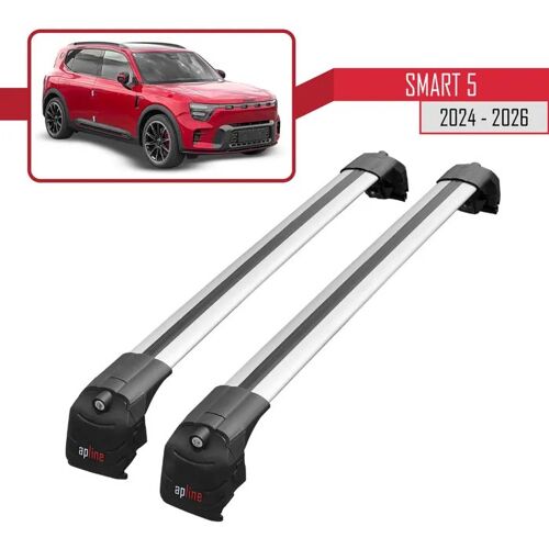 Barres De Toit - Apline - Ace-2 - Aluminium - Gris - 2 Barres De Toit