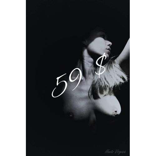 Affiche décorative , femme sexy noir et blanc