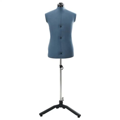 vidaXL Forme de Robe Ajustable Féminine Bleu 37.5-45.5 pouces tissu