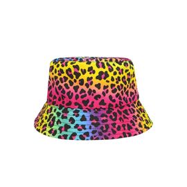 Chapeau Seau Bob Léopard Multicolore Adulte