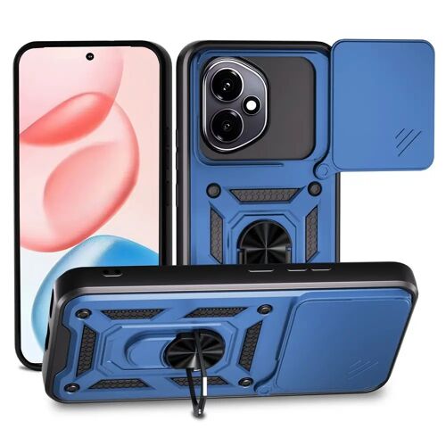 Coque pour Honor 400 5G - housse etui rigide anti choc + film ecran - BLEU FONCE