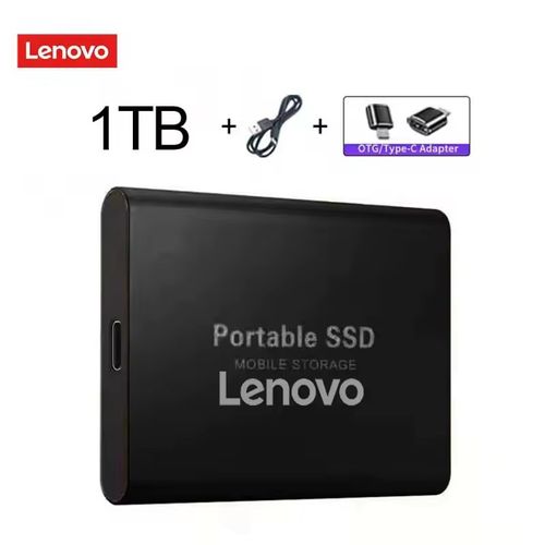 Lenovo disque dur externe Portable SSD 1 to disque dur Mobile USB 3.1/type-c disques à semi-conducteurs pour ordinateurs portables MAC