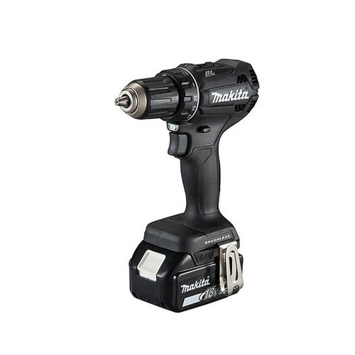 Perceuse visseuse Noire LXT 50Nm - MAKITA - avec 2 batteries 5Ah 18V - chargeur - MAKPAC - DDF485RTJB