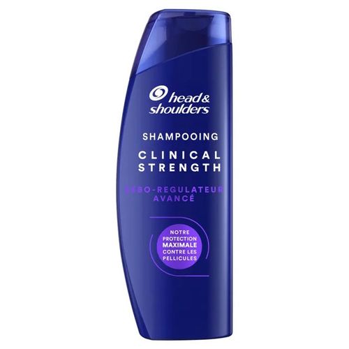 6x400 Ml Shampoing H&s Force Clinique - Régulateur De Sebum 