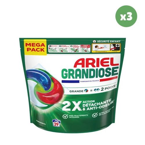 3x29 Pods Grandiose Original - Lessive en capsules - Ariel