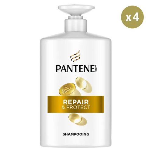 4 Shampoings Repair & Protect 1000ml - Pantene 