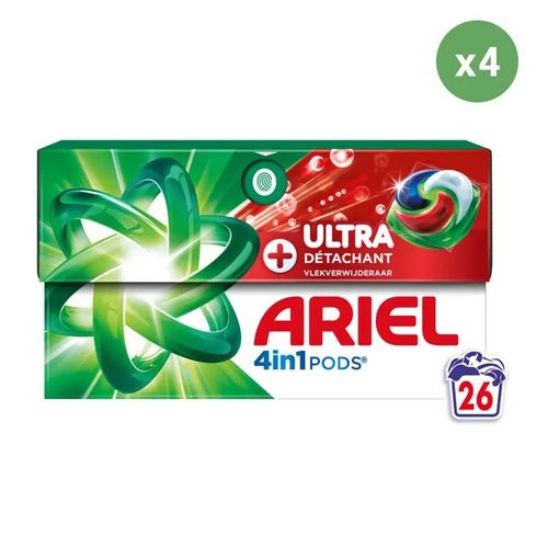 4x26 Pods Ultra Detachant - Lessive en capsules - Ariel