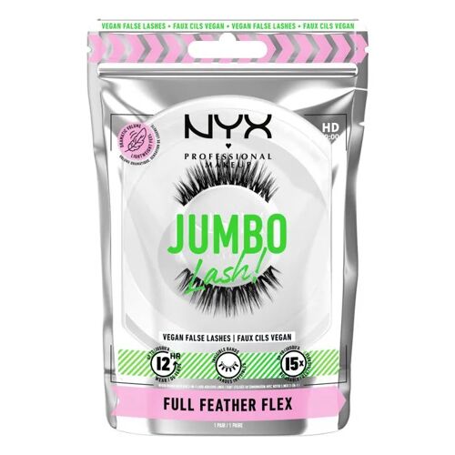 Faux Cils - Nyx Professional Makeup - Jumbo Lash! - Vegan - Waterproof - Réutilisables Jusqu'à 15 Fois Multicolore